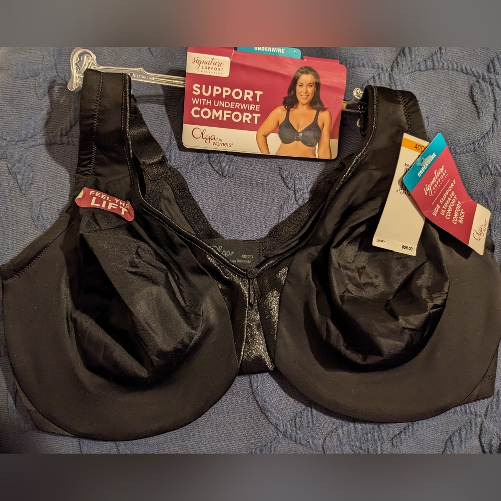 NWT Olga by Warner's Plus 40DD  underwire Bra